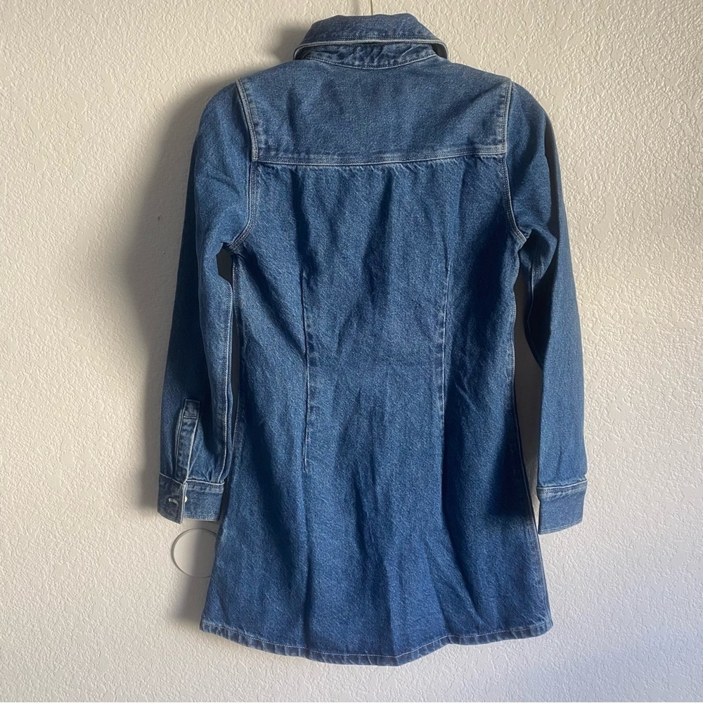 Levi’s Ellie Denim Collared Button-Front Shirt Dress - Picture 8 of 9